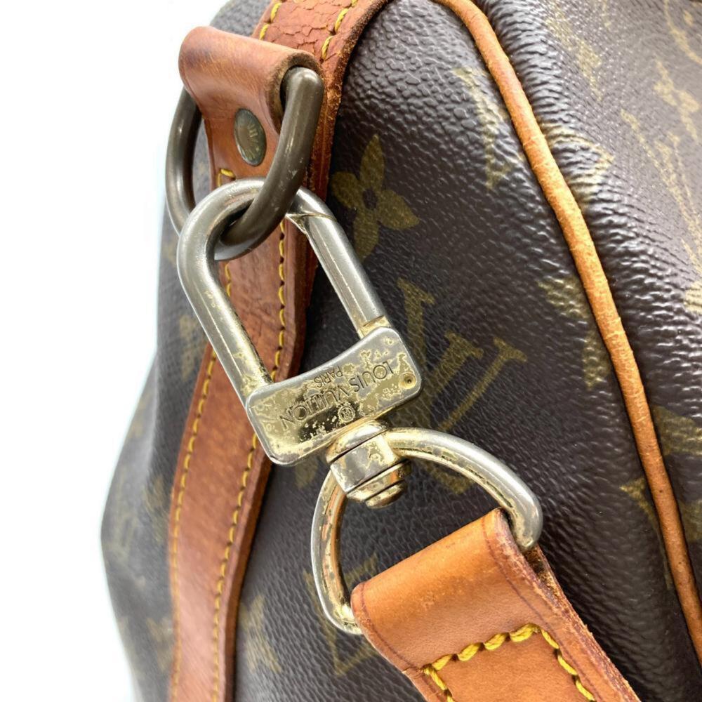 LOUIS VUITTON Authentic Brown Monogram Canvas Keepall 45 Boston Bag - Picture 4 of 10